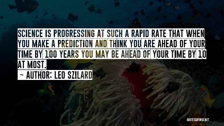 Rate Me Out Of 10 Quotes By Leo Szilard