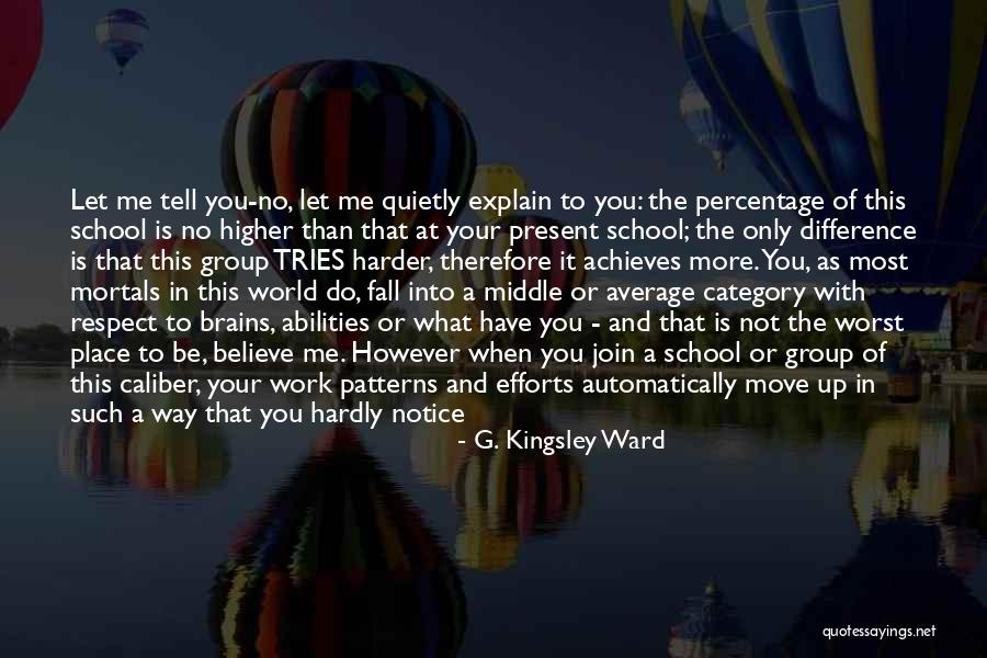 Rate Only Modification Quotes By G. Kingsley Ward Rate Only Modification Quotes By G. Kingsley Ward