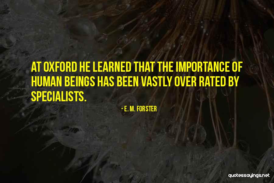 Rated Quotes By E. M. Forster