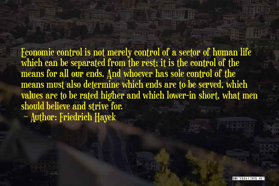 Rated Quotes By Friedrich Hayek