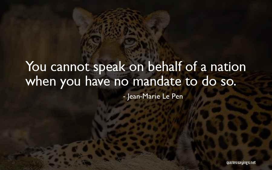 Rather Constructed Than Natural Quotes By Jean-Marie Le Pen