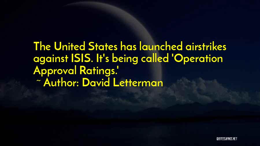 Ratings Quotes By David Letterman