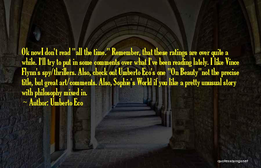 Ratings Quotes By Umberto Eco