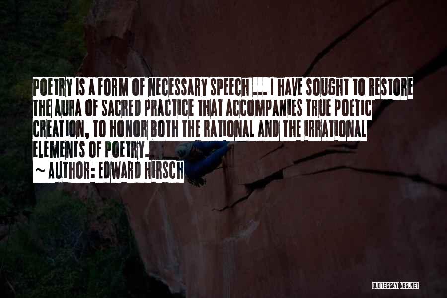 Rational Irrational Quotes By Edward Hirsch