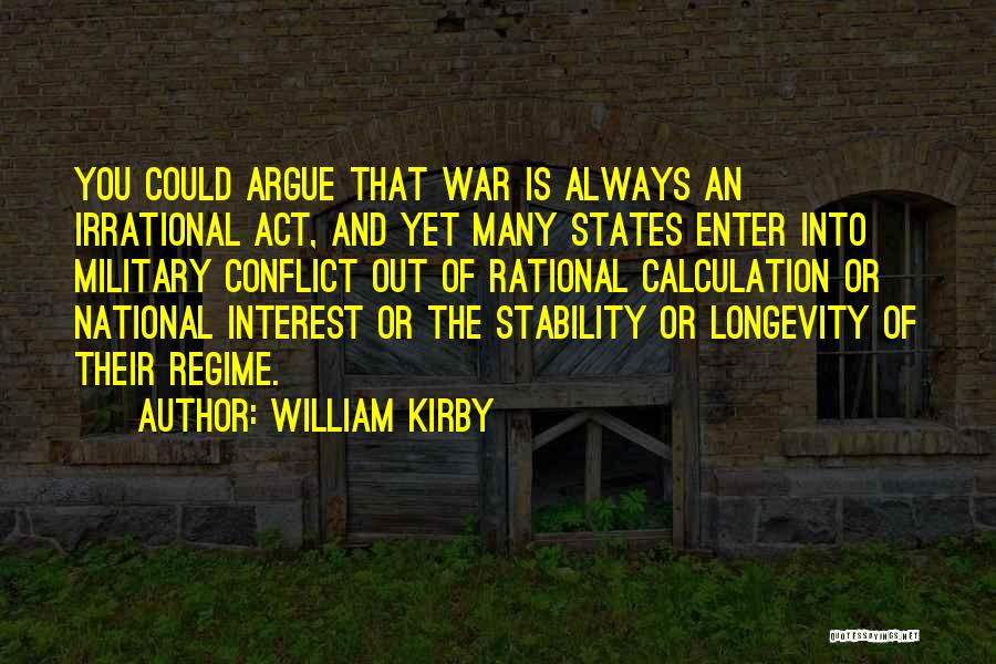 Rational Irrational Quotes By William Kirby