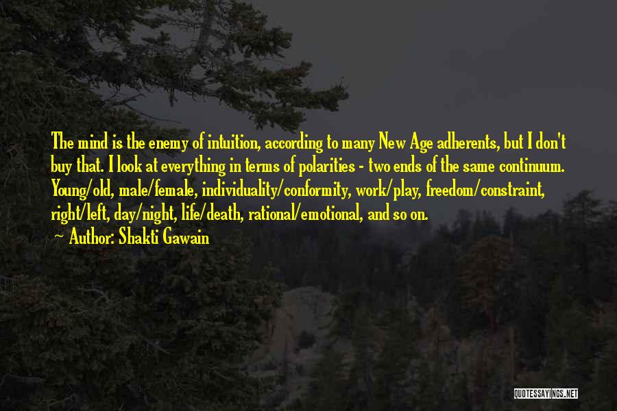 Rational Male Quotes By Shakti Gawain