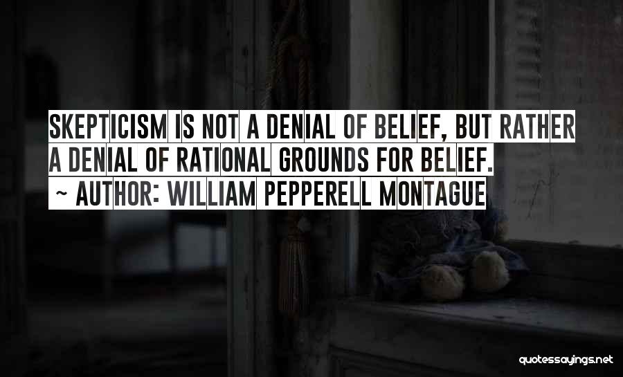 Rational Skepticism Quotes By William Pepperell Montague