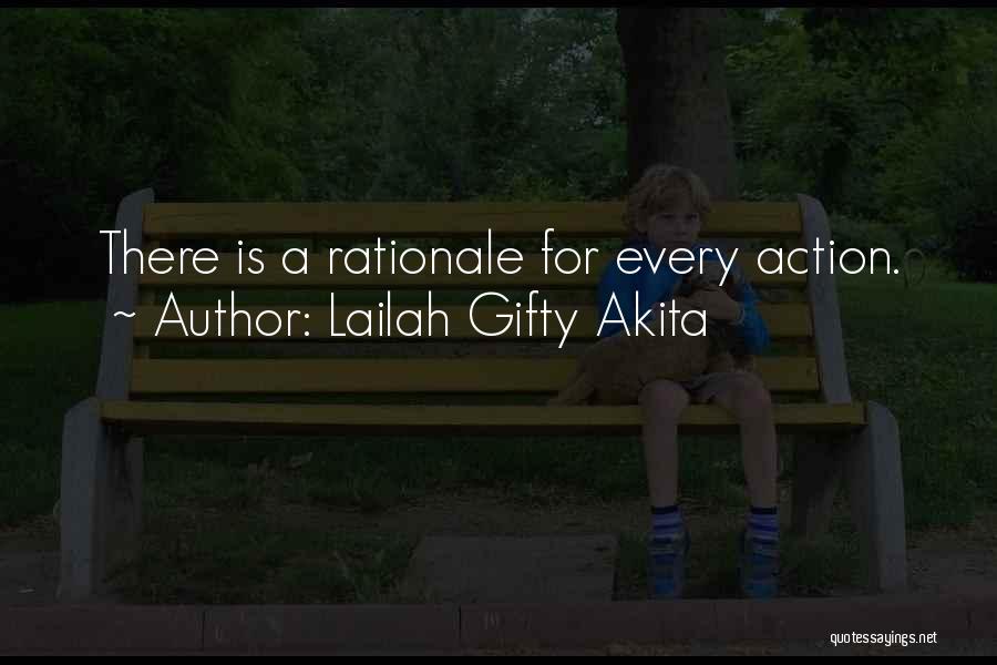 Rationale Quotes By Lailah Gifty Akita