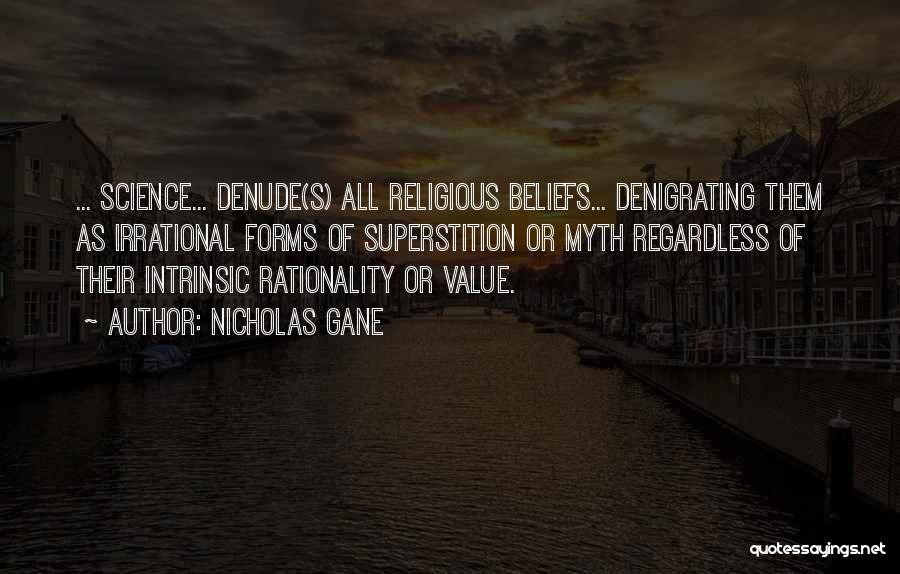 Rationality Quotes By Nicholas Gane