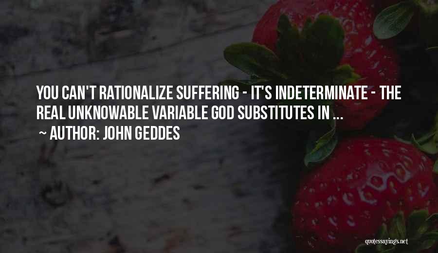 Rationalize Quotes By John Geddes