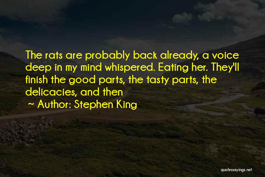 Rats Quotes By Stephen King