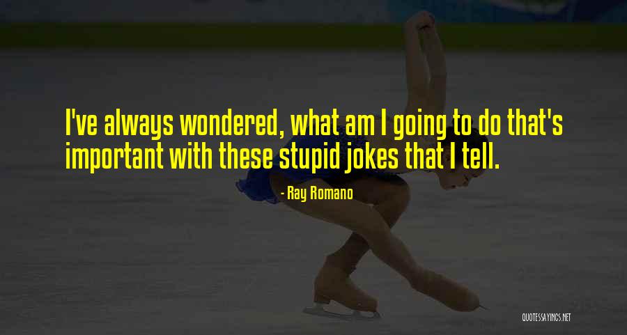 Rattanaballang Tohssawat Quotes By Ray Romano Rattanaballang Tohssawat Quotes By Ray Romano