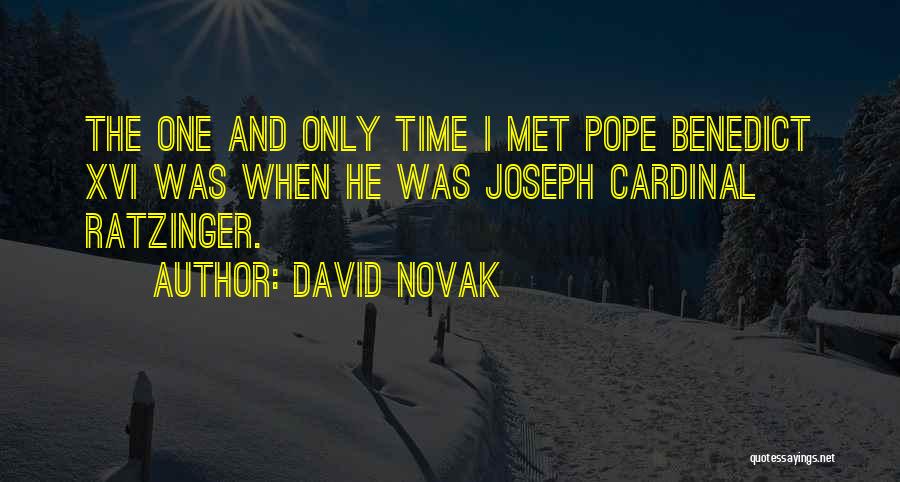 Ratzinger Quotes By David Novak