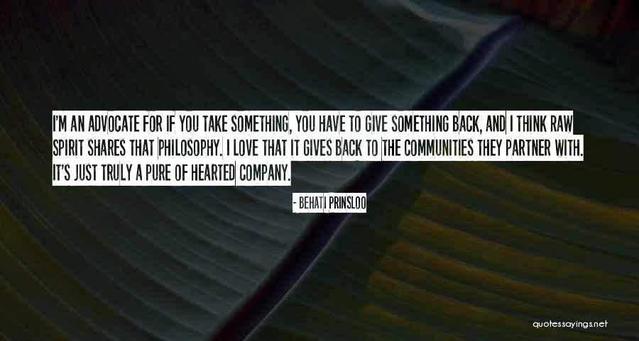 Raw Love Quotes By Behati Prinsloo Raw Love Quotes By Behati Prinsloo