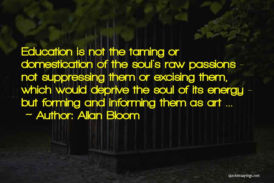 Raw Passion Quotes By Allan Bloom