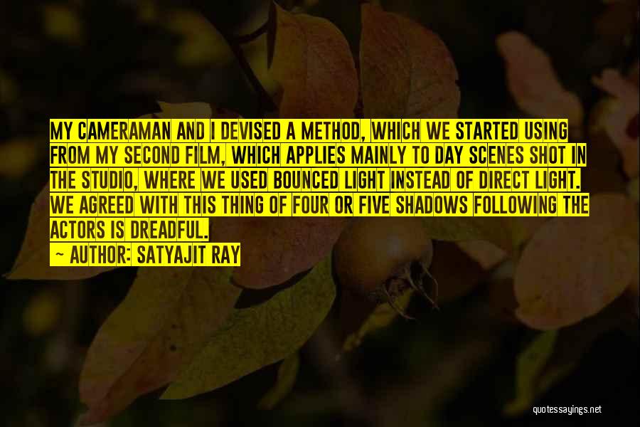 Ray Of Light Quotes By Satyajit Ray