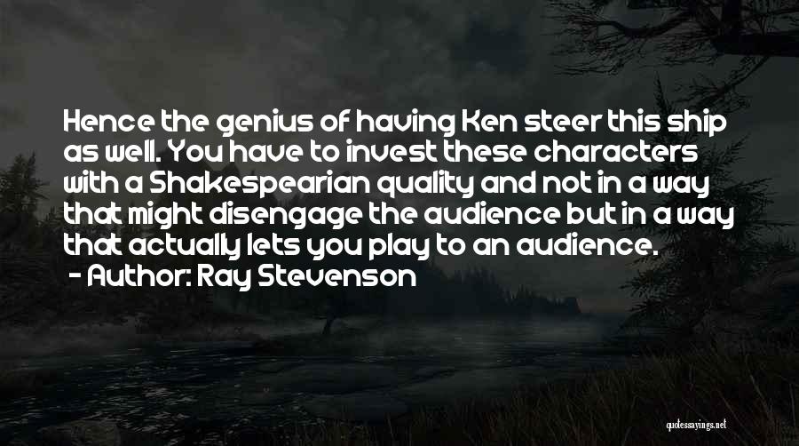 Ray Stevenson Quotes 1230374