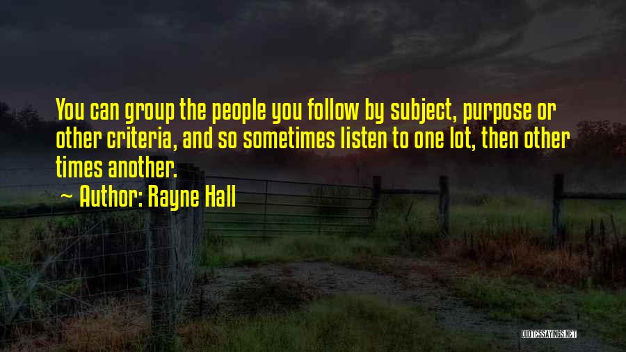 Rayne Hall Quotes 1108966