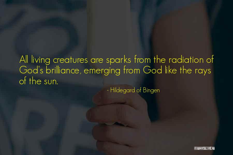 Rays Of Sun Quotes By Hildegard Of Bingen