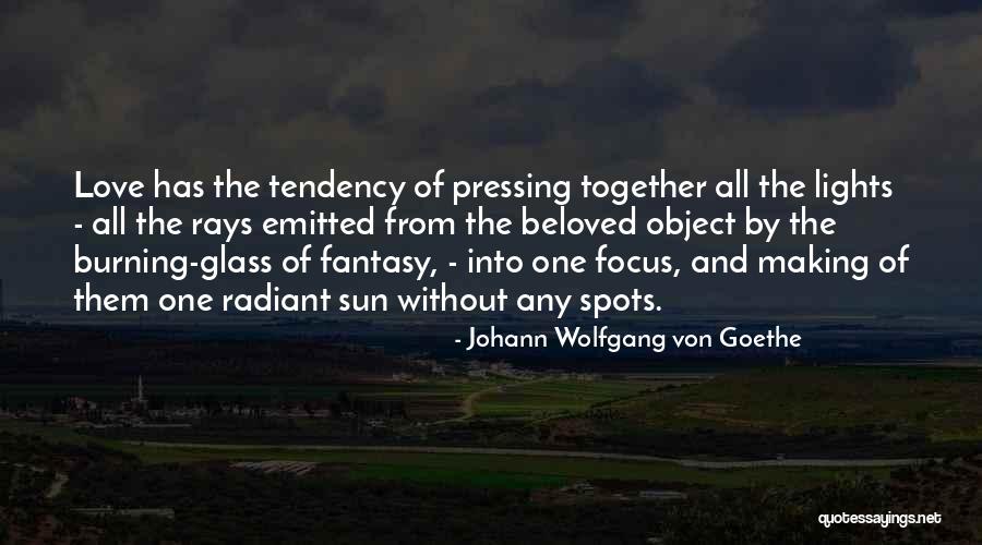 Rays Of Sun Quotes By Johann Wolfgang Von Goethe