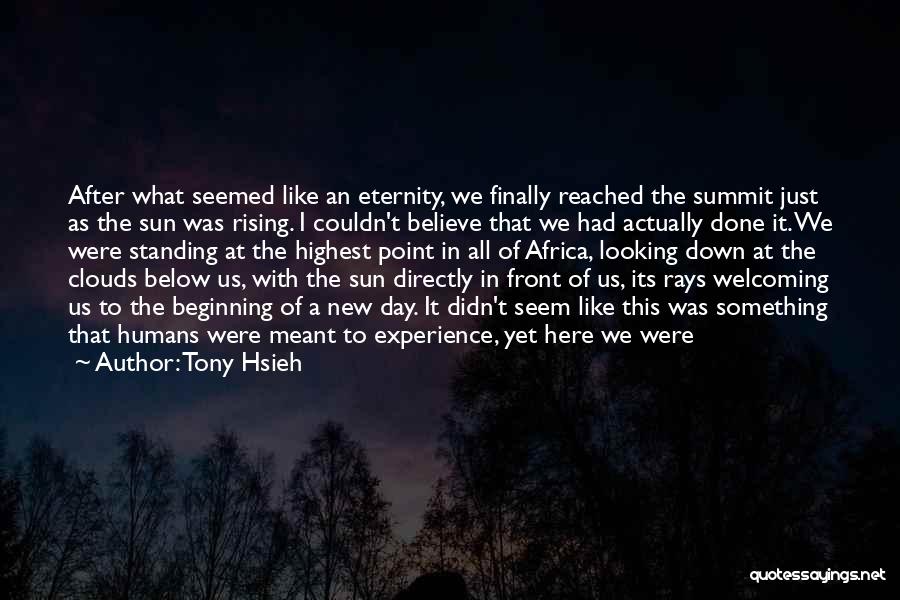 Rays Of Sun Quotes By Tony Hsieh