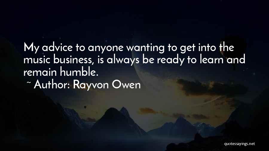 Rayvon Owen Quotes 1964500