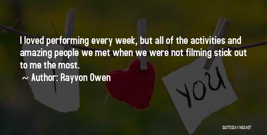Rayvon Owen Quotes 274432
