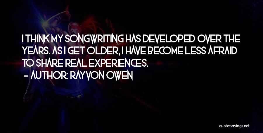 Rayvon Owen Quotes 347546