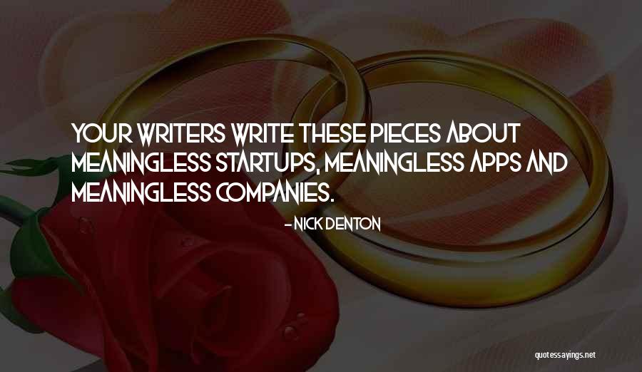 Razne Pletenice Quotes By Nick Denton
