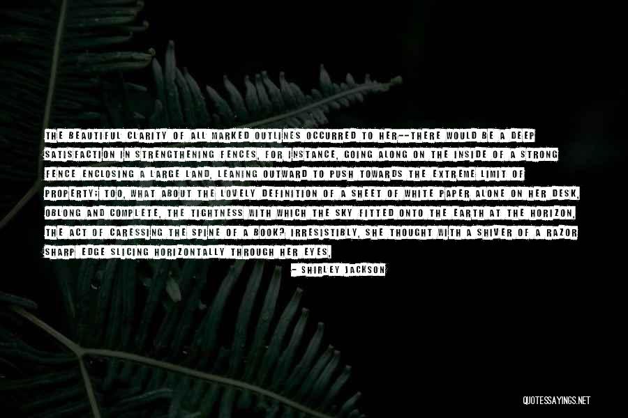 Razor Edge Book Quotes By Shirley Jackson Razor Edge Book Quotes By Shirley Jackson