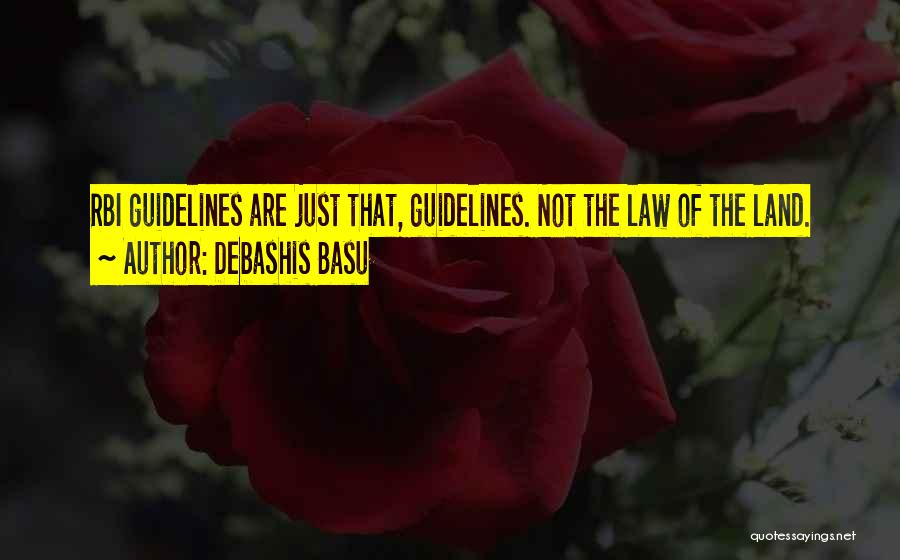 Rbi Quotes By Debashis Basu