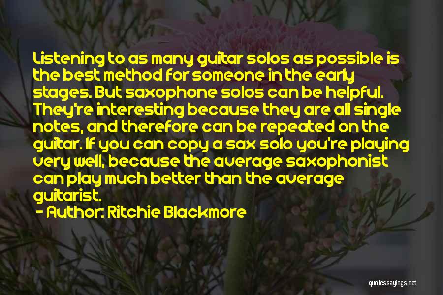 Rd Blackmore Quotes By Ritchie Blackmore