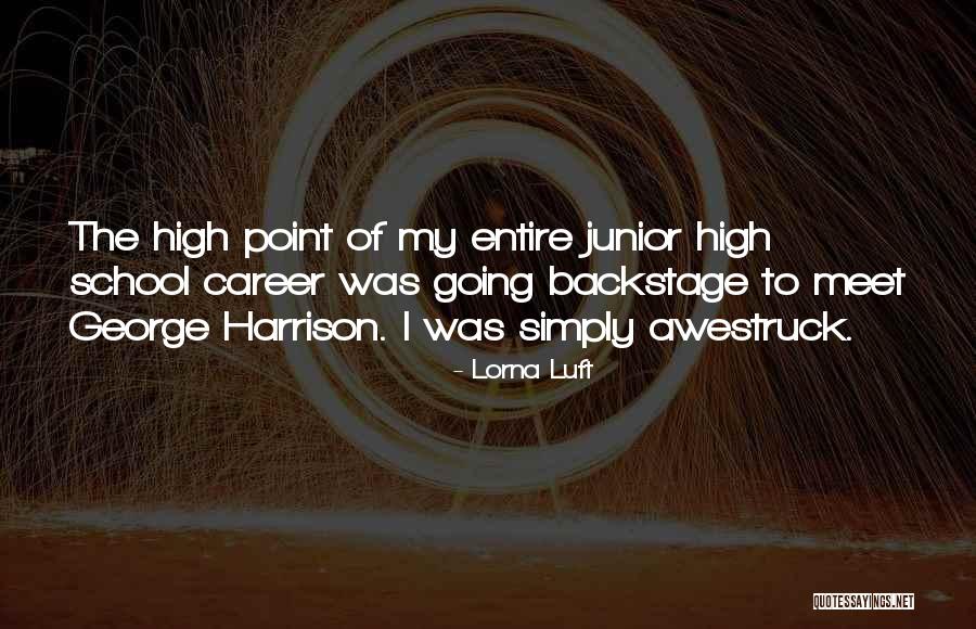 Rd Junior Quotes By Lorna Luft