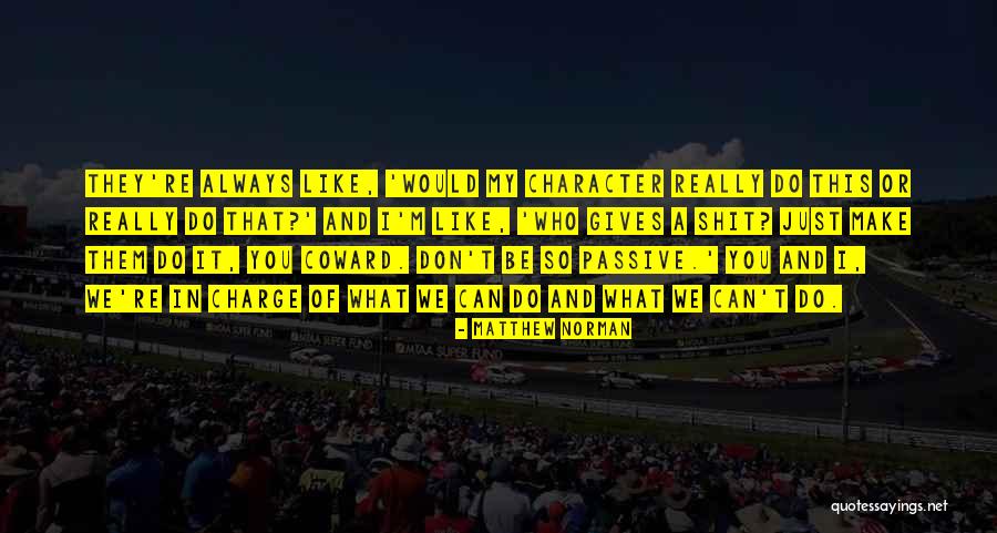 Re Charge Quotes By Matthew Norman Re Charge Quotes By Matthew Norman