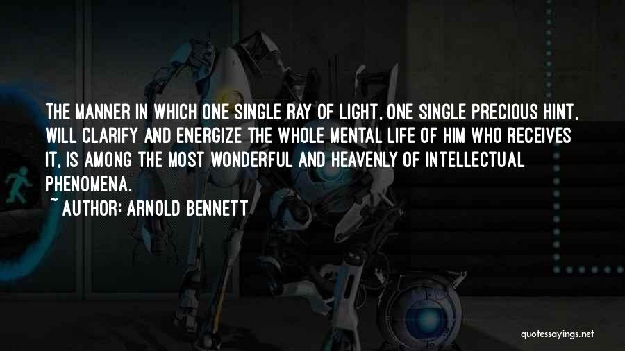 Re Energize Quotes By Arnold Bennett
