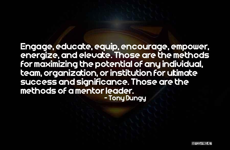 Re Energize Quotes By Tony Dungy Re Energize Quotes By Tony Dungy