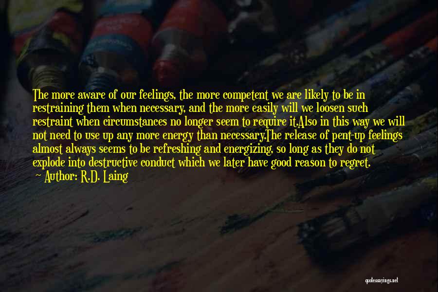 Re Energizing Quotes By R.D. Laing