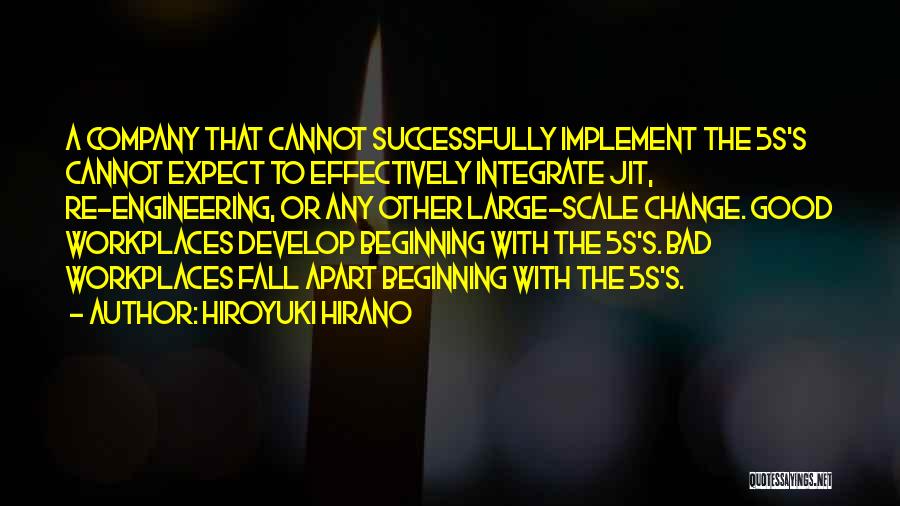 Re Engineering Quotes By Hiroyuki Hirano