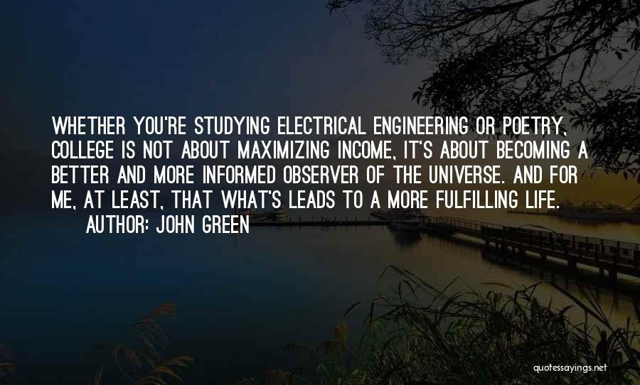 Re Engineering Quotes By John Green