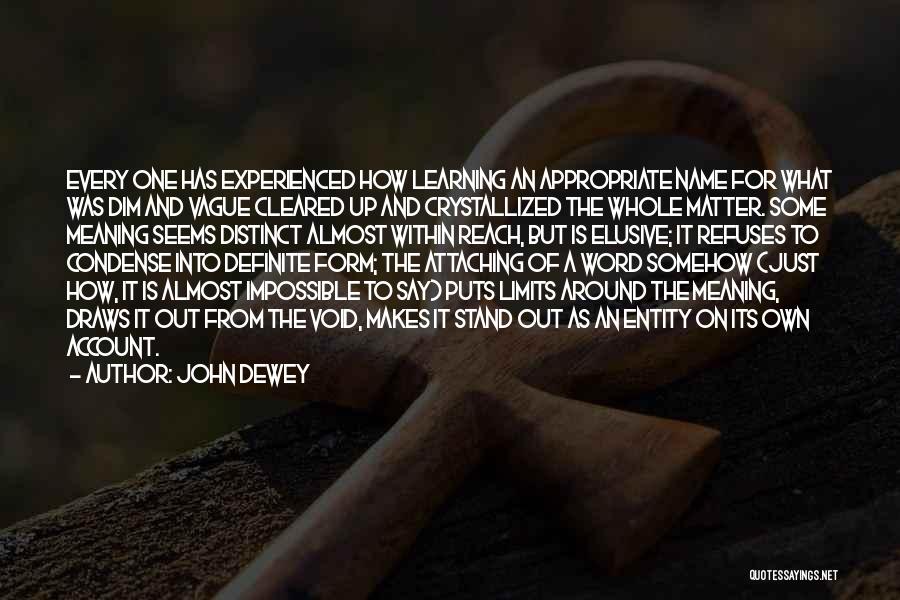 Reach For It Quotes By John Dewey