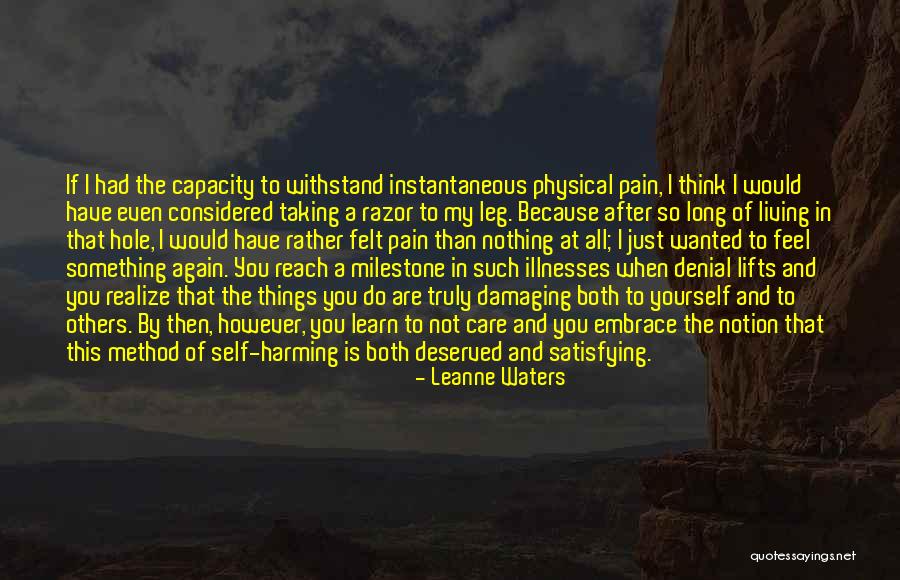 Reach Milestone Quotes By Leanne Waters Reach Milestone Quotes By Leanne Waters