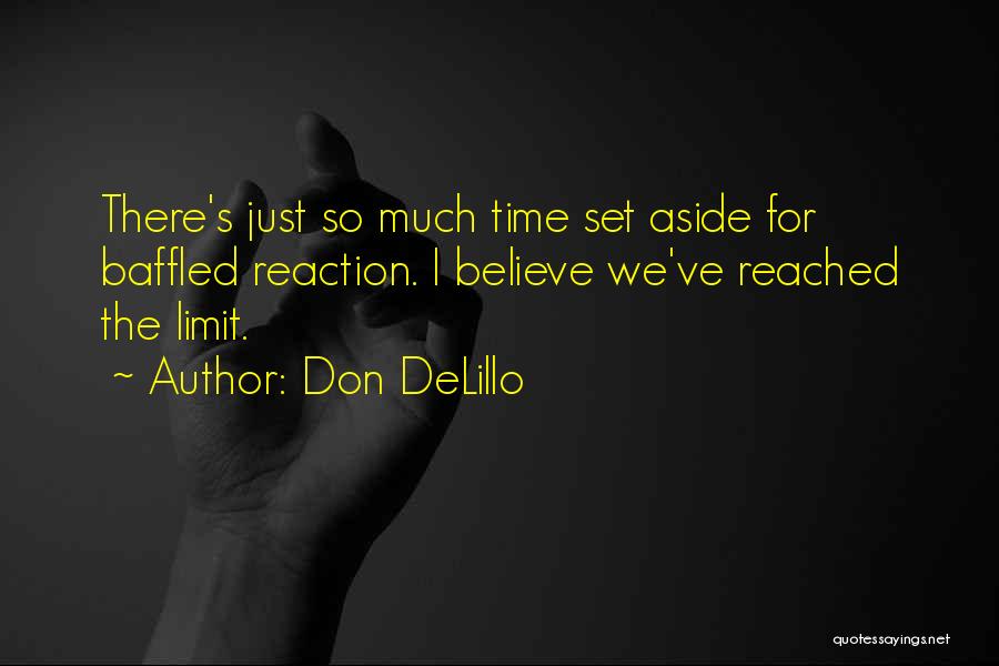Reached My Limit Quotes By Don DeLillo