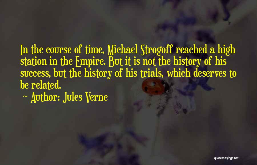 Reached Success Quotes By Jules Verne