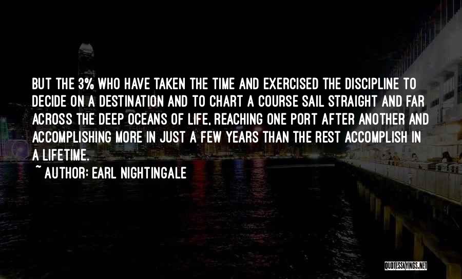 Reaching Destination Quotes By Earl Nightingale