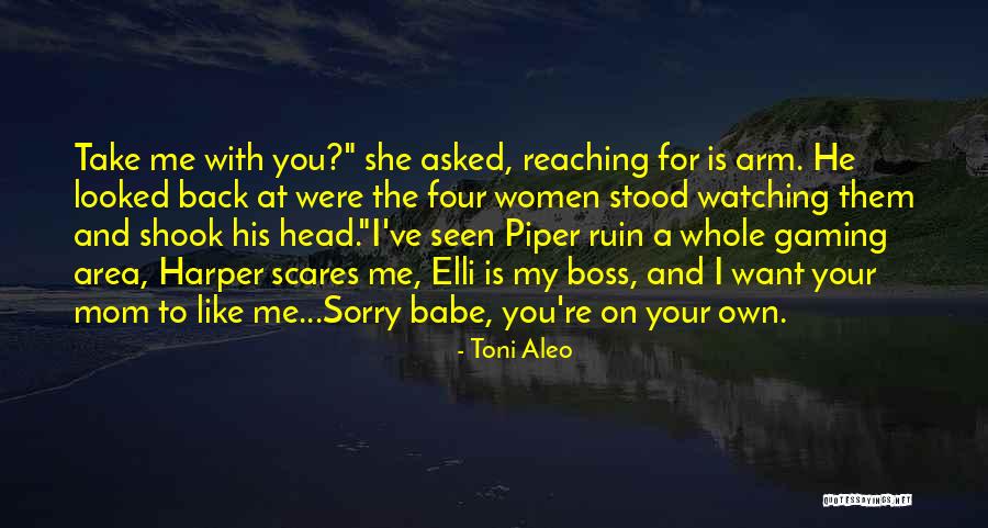 Reaching Out To Other Women Quotes By Toni Aleo Reaching Out To Other Women Quotes By Toni Aleo