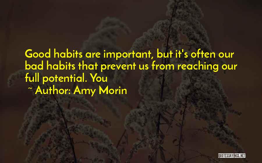 Reaching Potential Quotes By Amy Morin