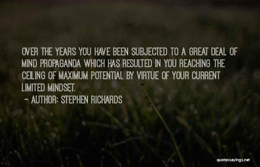 Reaching Potential Quotes By Stephen Richards