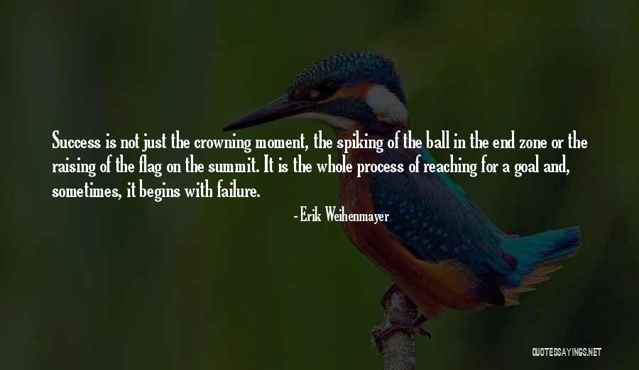 Reaching Success Quotes By Erik Weihenmayer Reaching Success Quotes By Erik Weihenmayer