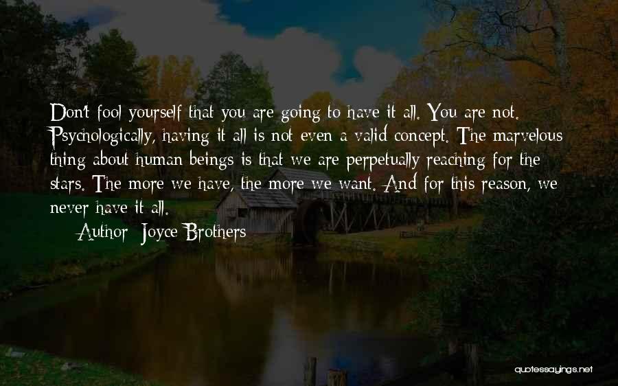 Reaching The Stars Quotes By Joyce Brothers