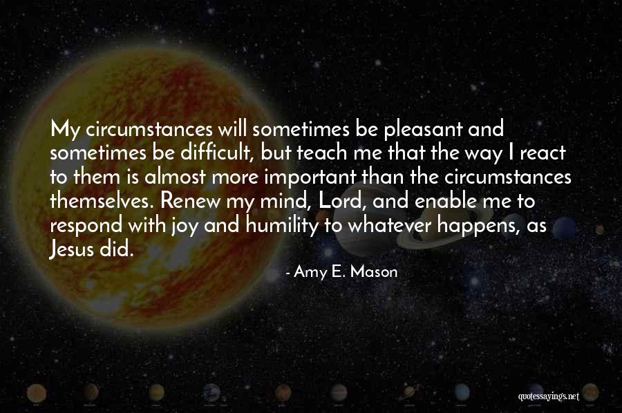 React Respond Quotes By Amy E. Mason